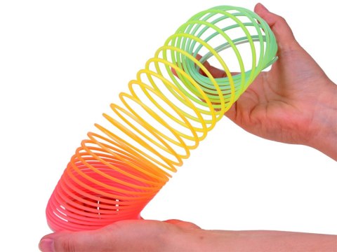JOKOMISIADA Kolorowa SPRĘŻYNKA antystresowa Tęczowa zabawka dla dzieci ZA5333