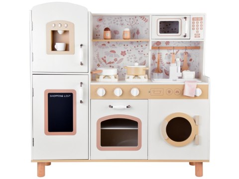 JOKOMISIADA Piękna Duża Kuchnia drewniana dla dzieci Piekarnik Pralka Lodówka ZA5271