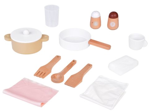 JOKOMISIADA Piękna Duża Kuchnia drewniana dla dzieci Piekarnik Pralka Lodówka ZA5271