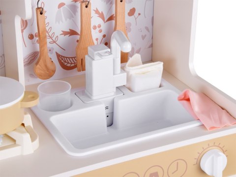 JOKOMISIADA Piękna Duża Kuchnia drewniana dla dzieci Piekarnik Pralka Lodówka ZA5271