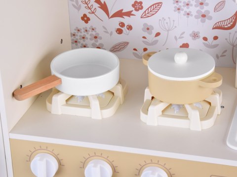 JOKOMISIADA Piękna Duża Kuchnia drewniana dla dzieci Piekarnik Pralka Lodówka ZA5271