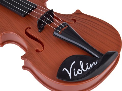JOKOMISIADA Plastikowe skrzypce ze smyczkiem zabawka dla dziecka 42 cm IN0174 CI