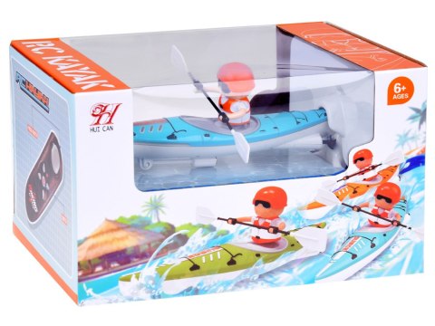 JOKOMISIADA Podświetlany Kajak z Wioślarz Zdalnie Sterowana Przygoda na Wodzie RC0678