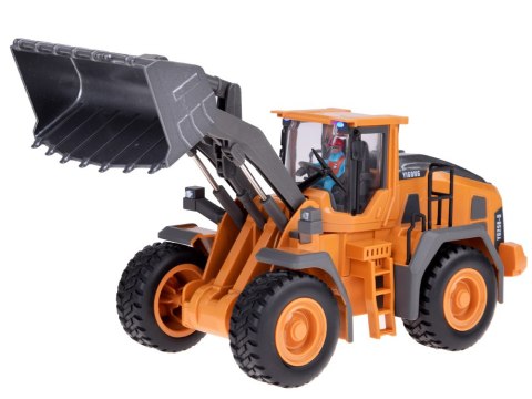 JOKOMISIADA Sterowany SPYCHACZ ruchome ramię światło dźwięk + pilot 2,4GHz RC0686