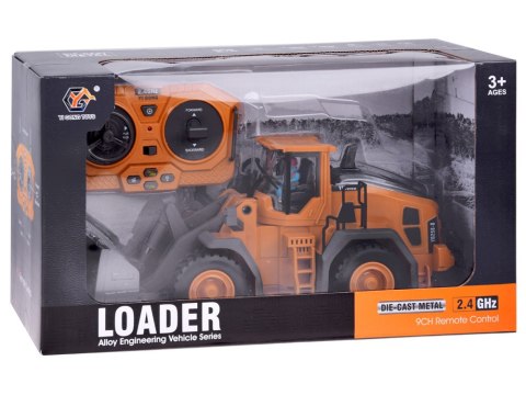 JOKOMISIADA Sterowany SPYCHACZ ruchome ramię światło dźwięk + pilot 2,4GHz RC0686