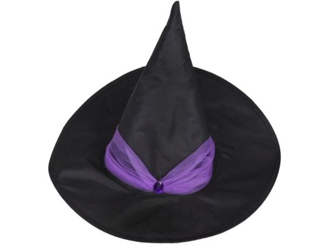 JOKOMISIADA Sukienka + Kapelusz Kostium przebranie dla Czarodziejka Czarownica ZA5279