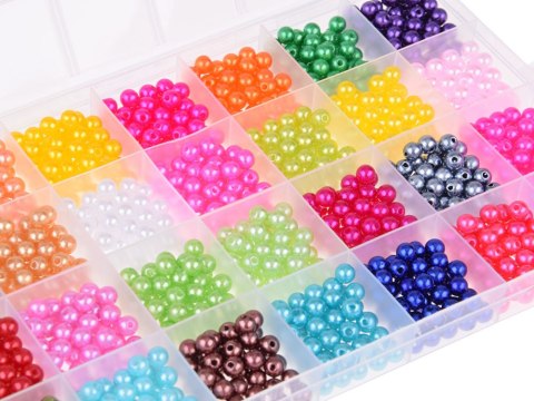 JOKOMISIADA Zestaw Perły Koraliki do robienia Bransoletek Przyjaźni DIY ZA5285