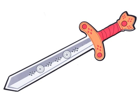 JOKOMISIADA Zestaw dla Rycerza Piankowa Tarcza Miecz piankowy godło Lilia ZA5315