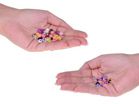 JOKOMISIADA Zestaw kolorowe Koraliki Kryształki do robienia Bransoletek 22 kol ZA5298