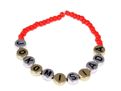 JOKOMISIADA Zestaw kolorowe Koraliki Kryształki do robienia Bransoletek 22 kol ZA5298