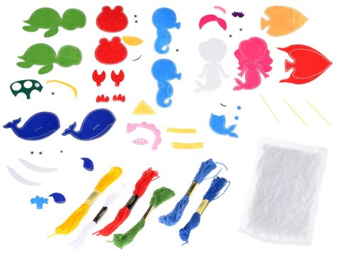 JOKOMISIADA Zestaw kreatywny zrób to sam morskie zwierzątka filcowy zestaw ZA5276