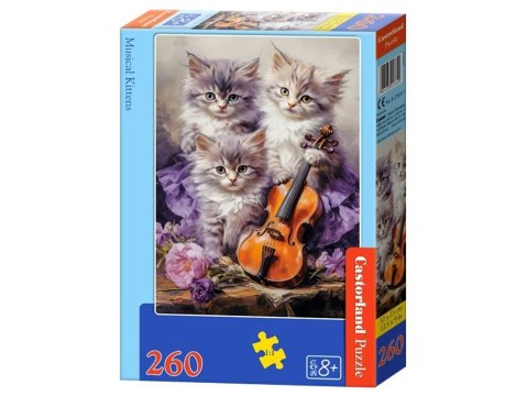 Castorland Puzzle 260-elementów Musical Kittens