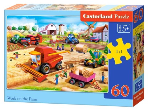 Castorland Puzzle 60-elementów Work on the Farm