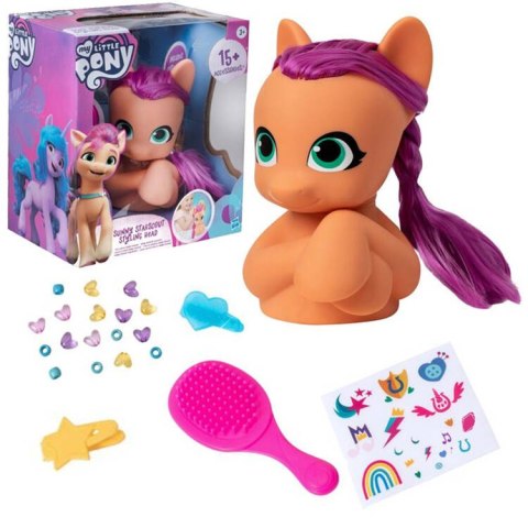 Hasbro Hasbro My Little Pony kucyk Sunny Starscout głowa do czesania akces ZA5430