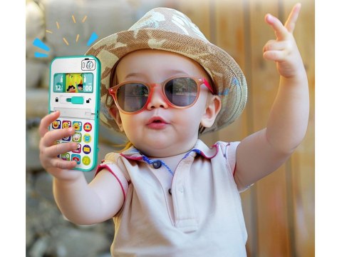 Hola Interaktywny muzyczny Telefon Smartfon składany dla dziecka ZA5424
