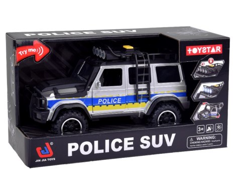 JOKOMISIADA Auto terenowe Policja Radiowóz z napędem Światła + Dźwięki ZA5410