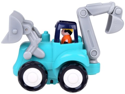 JOKOMISIADA Budowlany Traktorek do Zabawy z Koparka Walec Przyczepa ZA5423