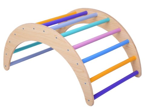 JOKOMISIADA Drewniany Domowy Plac Zabaw Zestaw Wspinaczkowy dla dzieci 3w1 ZA5389