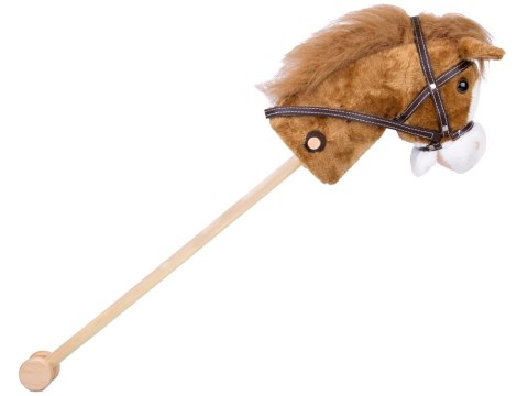 JOKOMISIADA Hobby Horse Koń na patyku Dźwięk galopu i rżenia + ruchomy pysk ZA5442