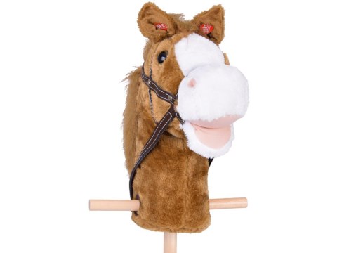 JOKOMISIADA Hobby Horse Koń na patyku Dźwięk galopu i rżenia + ruchomy pysk ZA5442
