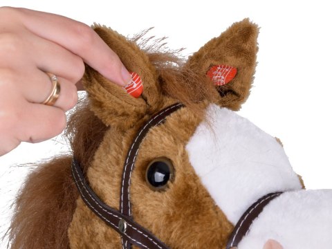JOKOMISIADA Hobby Horse Koń na patyku Dźwięk galopu i rżenia + ruchomy pysk ZA5442