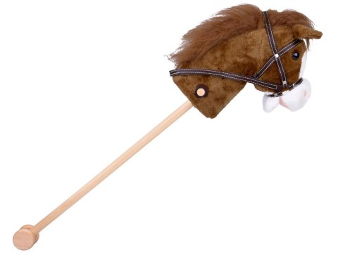 JOKOMISIADA Hobby Horse Koń na patyku Dźwięk galopu i rżenia + ruchomy pysk ZA5442