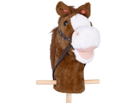 JOKOMISIADA Hobby Horse Koń na patyku Dźwięk galopu i rżenia + ruchomy pysk ZA5442