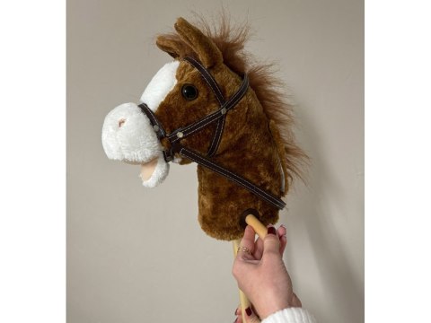 JOKOMISIADA Hobby Horse Koń na patyku Dźwięk galopu i rżenia + ruchomy pysk ZA5442