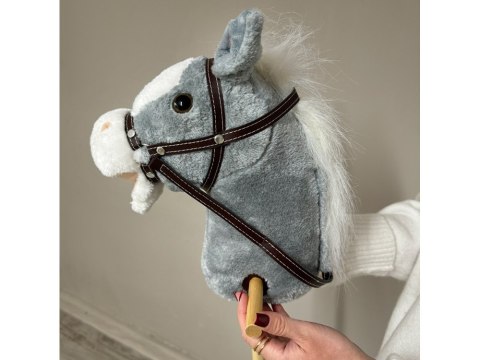 JOKOMISIADA Hobby Horse Koń na patyku Dźwięk galopu i rżenia + ruchomy pysk ZA5442