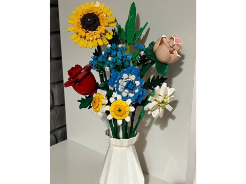 JOKOMISIADA Klocki techniczne Duży Bukiet kwiatów polnych + flakon 618 ele ZA5461