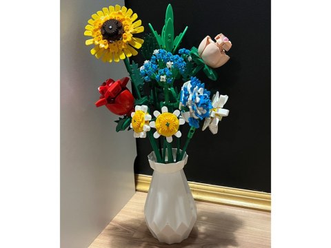 JOKOMISIADA Klocki techniczne Duży Bukiet kwiatów polnych + flakon 618 ele ZA5461