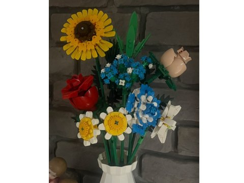 JOKOMISIADA Klocki techniczne Duży Bukiet kwiatów polnych + flakon 618 ele ZA5461