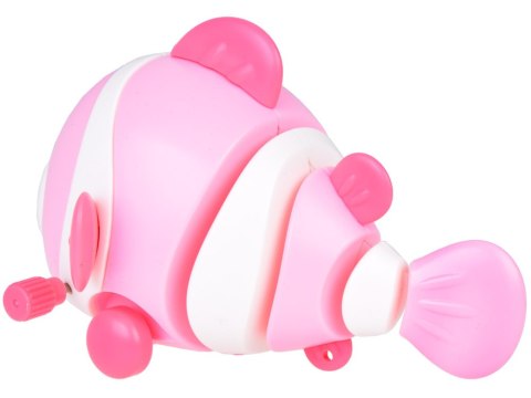 JOKOMISIADA Kolorowa Rybka nakręcana jeżdżąca błazenek ruchomy ogonek ZA5448