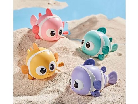 JOKOMISIADA Kolorowa Rybka nakręcana jeżdżąca błazenek ruchomy ogonek ZA5448