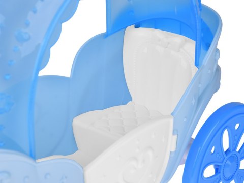 JOKOMISIADA Lalka księżniczka w balowej sukni z białym koniem i karocą kareta ZA5419