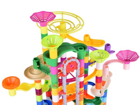 JOKOMISIADA MARBLE Kolorowy MEGA tor kulkowy Kulodrom na baterie 236 elementów ZA5360