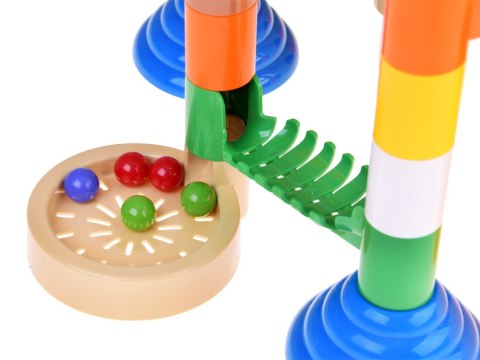 JOKOMISIADA MARBLE Kolorowy MEGA tor kulkowy Kulodrom na baterie 236 elementów ZA5360