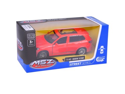 JOKOMISIADA MSZ Model kolekcjonerski Licencjonowane metalowe Auto BMW X5M 1:43 ZA5459