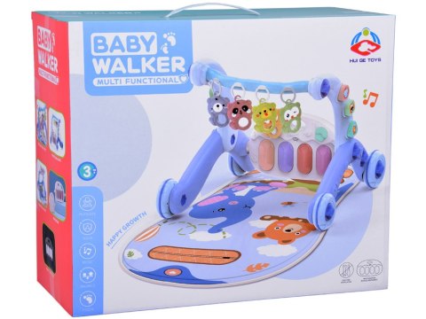 JOKOMISIADA Mata edukacyjna Pchacz Zabawki Zestaw dla maluszka 3w1 ZA5403