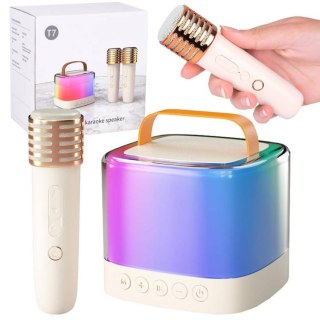 JOKOMISIADA Mikrofony z głośnikiem bezprzewodowy + bluetooth + 2 mikrofony IN0178