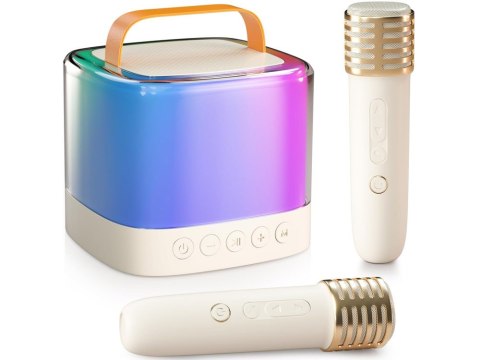 JOKOMISIADA Mikrofony z głośnikiem bezprzewodowy + bluetooth + 2 mikrofony IN0178