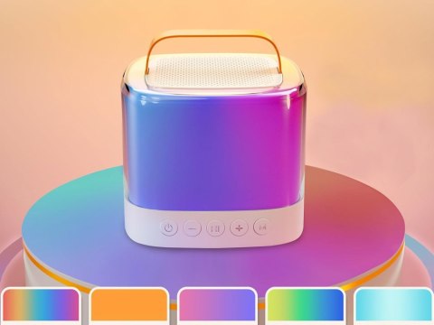 JOKOMISIADA Mikrofony z głośnikiem bezprzewodowy + bluetooth + 2 mikrofony IN0178