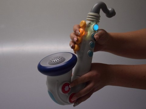 JOKOMISIADA Muzyczny interaktywny Saksofon zabawka instrument dla dziecka ZA5452