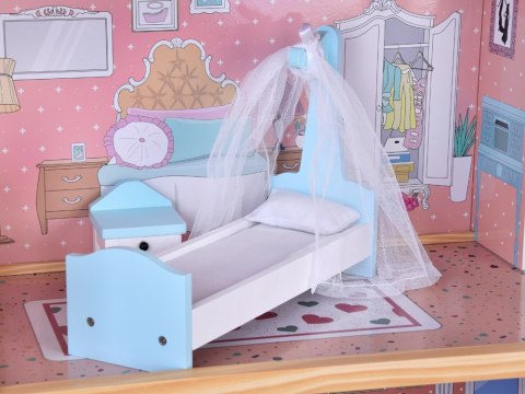 JOKOMISIADA Piękny Piętrowy Duży Drewniany Domek dla Lalek z Meblami ZA5458