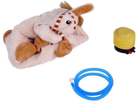 JOKOMISIADA Pompowany konik skoczek pluszowy do skakania dla dziecka pompka ZA5443 JB