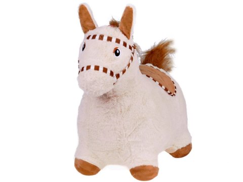 JOKOMISIADA Pompowany konik skoczek pluszowy do skakania dla dziecka pompka ZA5443 JB