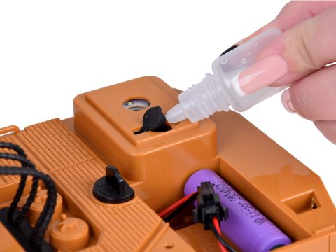 JOKOMISIADA Solidna Koparka na gąsienicach efekt Dym Dźwięk Światło LED + Pilot RC0698