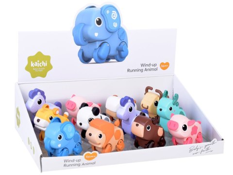 JOKOMISIADA Urocze Pastelowe Nakręcane Zwierzątka Jeździ + rusza ogonem i głową ZA5449