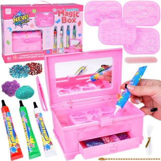 JOKOMISIADA Zestaw kreatywny do robienia biżuterii koraliki Magiczne światło ZA5465