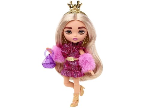 Mattel Lalka Barbie EXTRA MINIS w imprezowej stylizacji gwiazda ZA5439